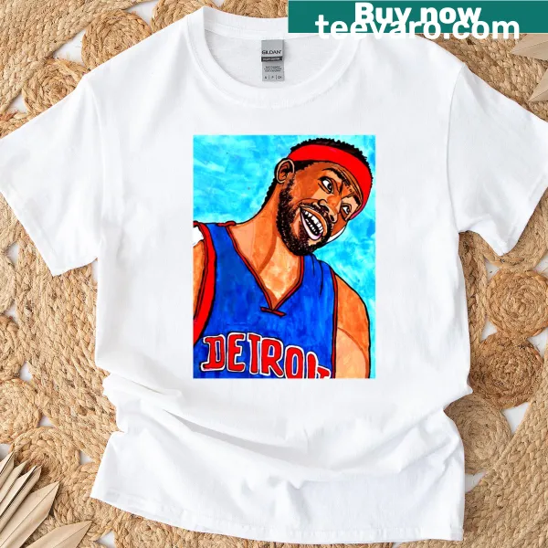 Graphic t-shirt honoring Sheed and the Bad Boys basketball era