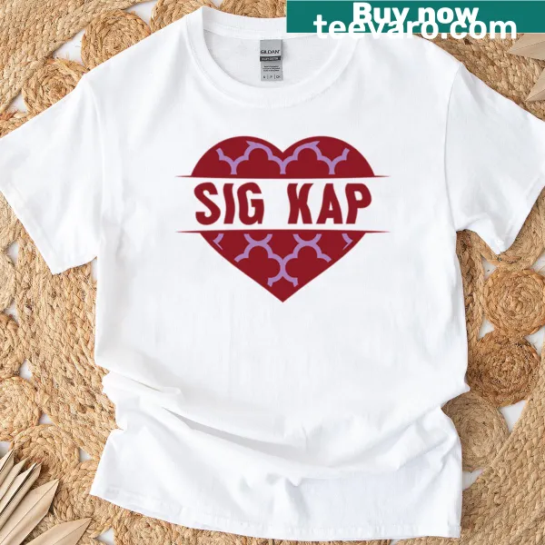 Sigma Kappa typographic t-shirt for sorority members