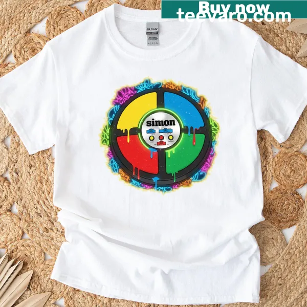 Simon Says T-shirt featuring fun typography