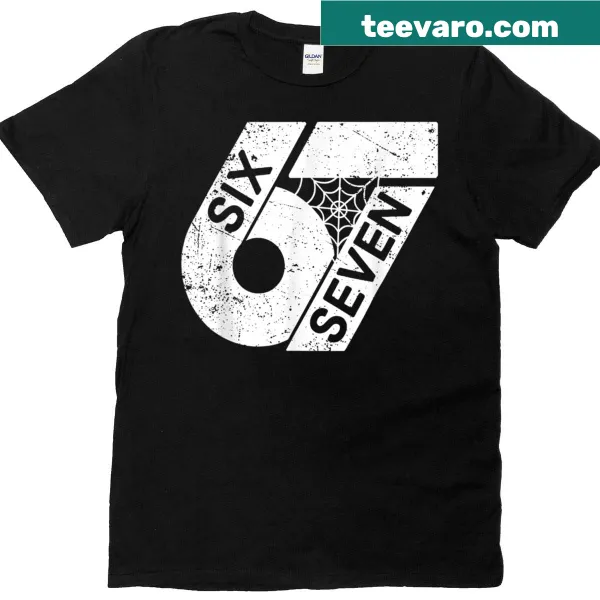 Funny Six Seven meme Halloween T-shirt