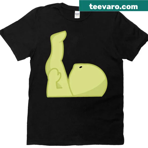 Yoga-themed T-shirt featuring Smiski character in a yoga pose