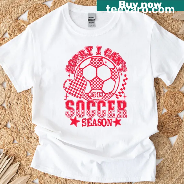 Funny soccer fan t-shirt with humorous text