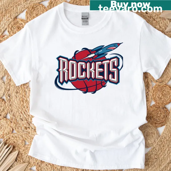 American football rocket design shirt for Houston fans