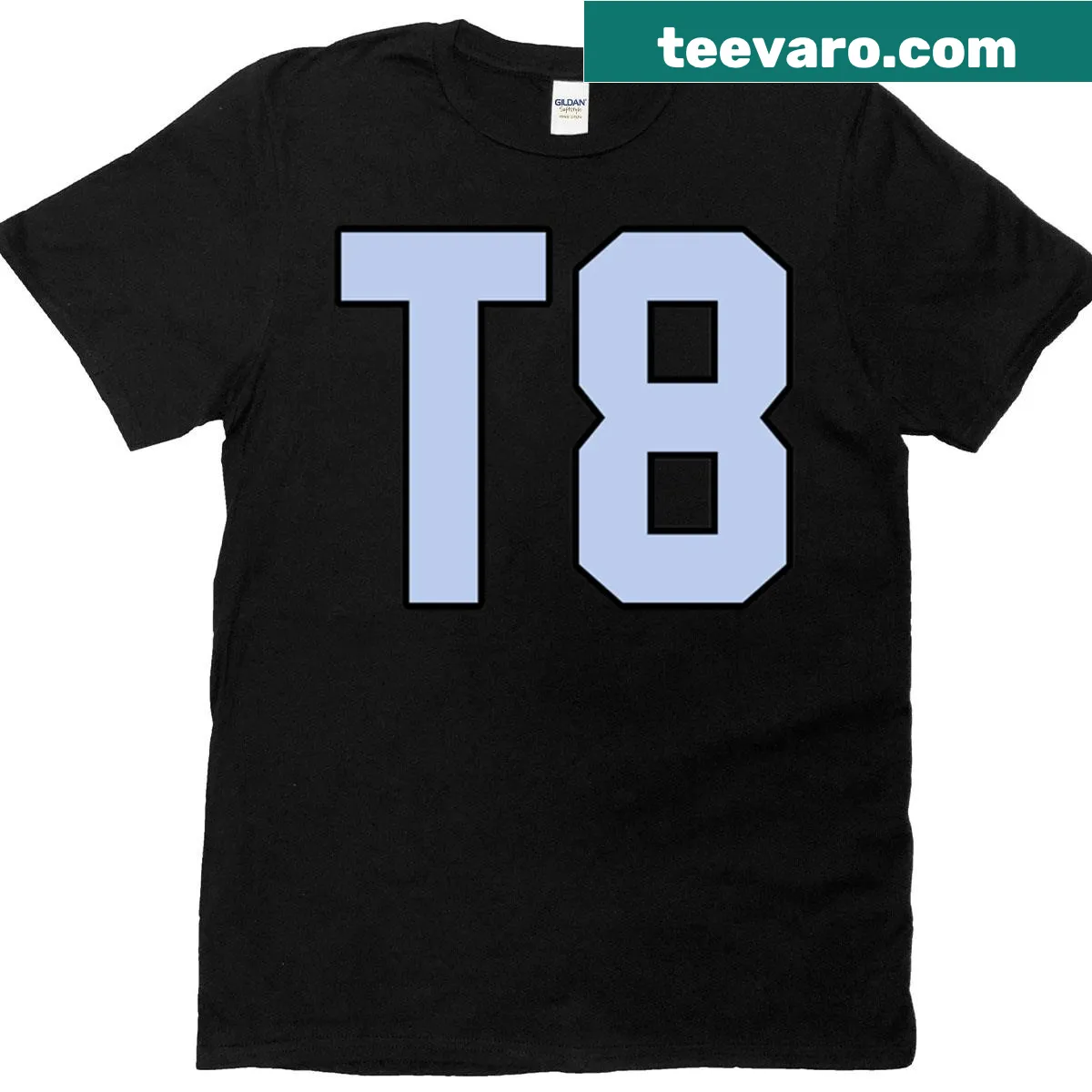 T-shirt featuring Tate McRae graphic design — on a men's t-shirt
