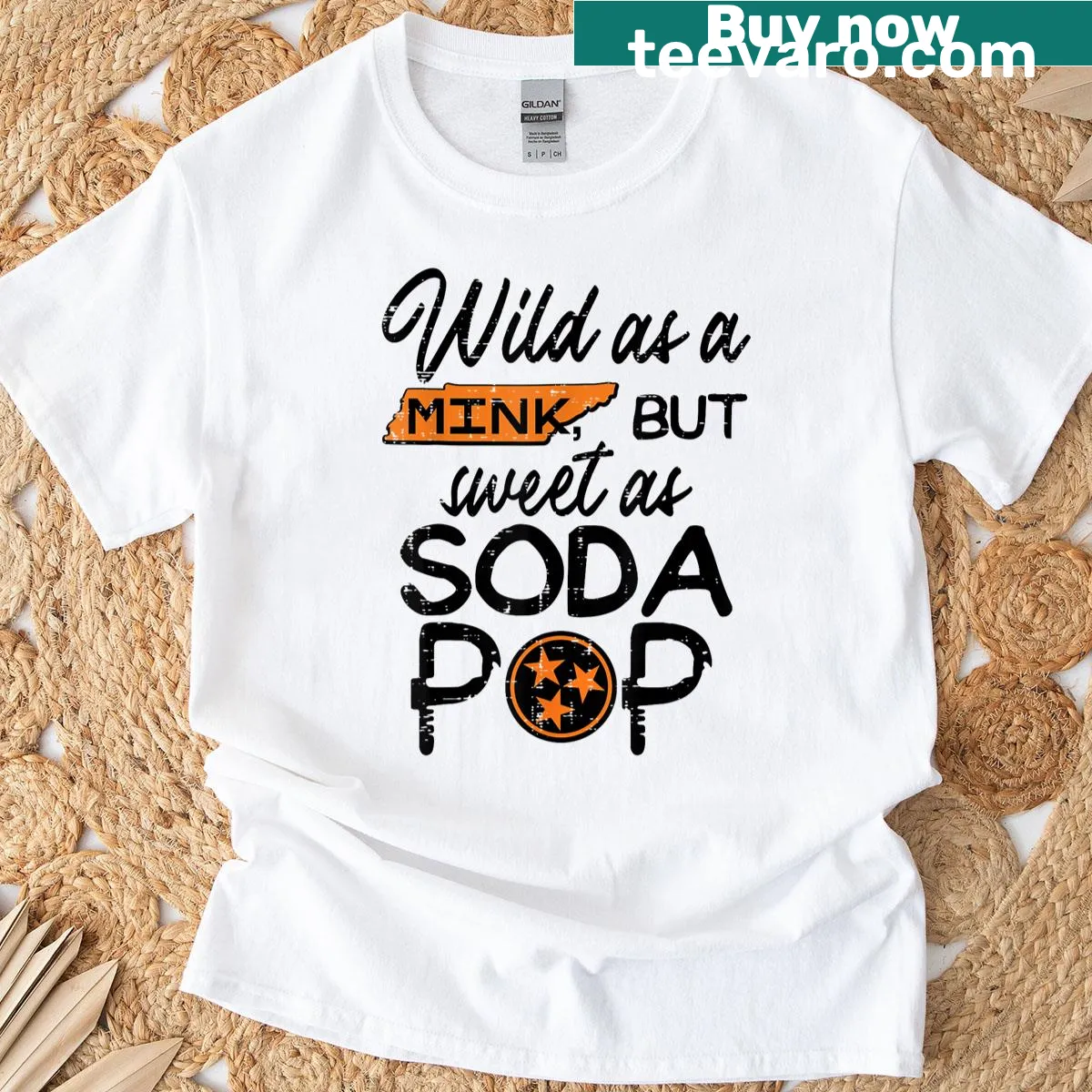 Tennessee-themed t-shirt representing state pride for all ages — on a men's t-shirt