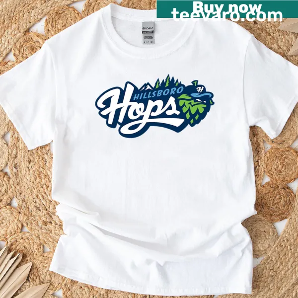 Hillsboro-hopss logo emblazoned on a community T-shirt