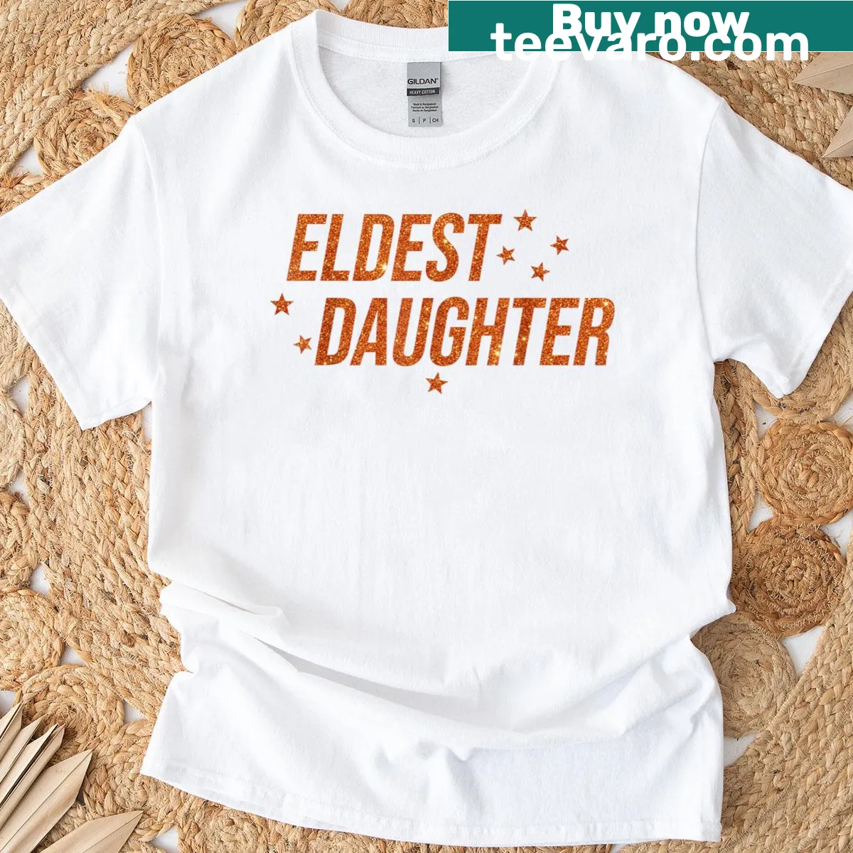Stylish T-shirt celebrating the bond between mother and daughter — on a men's t-shirt