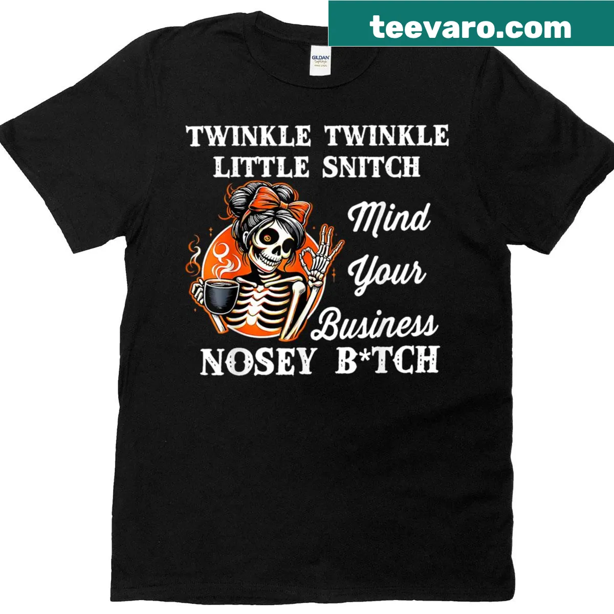 Funny graphic tee with a cheeky twist on a nursery rhyme for humor lovers. — on a men's t-shirt