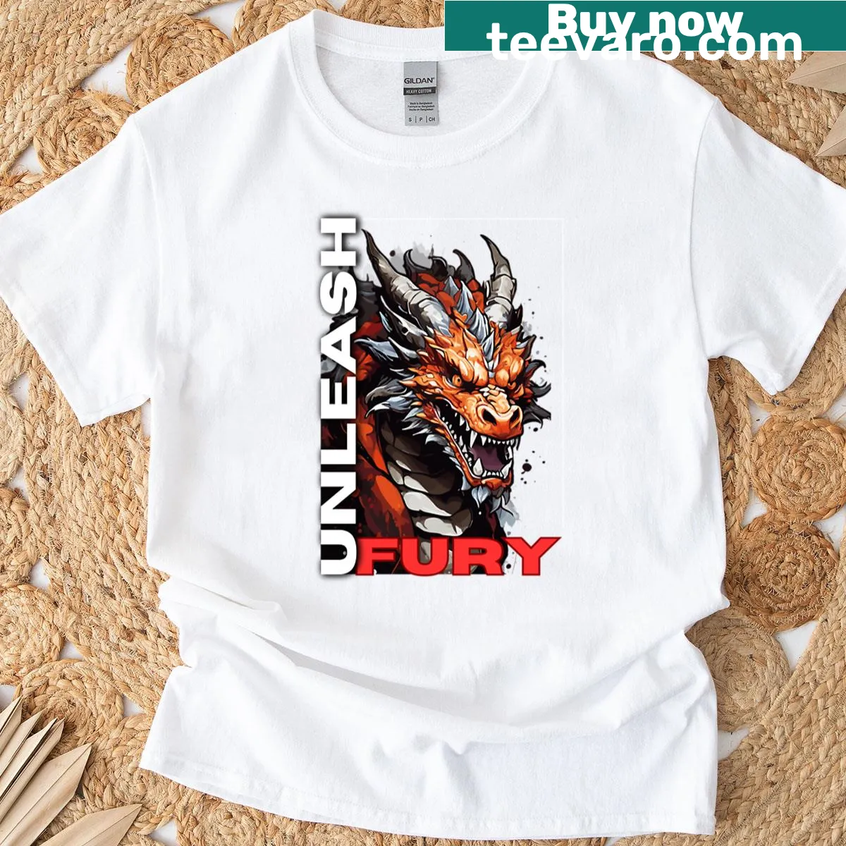 Bold fitness T-shirt with typographic design encouraging motivation — on a men's t-shirt