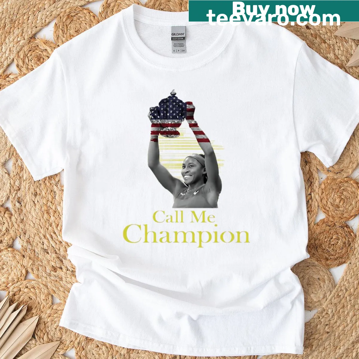 Vintage tennis player graphic on a t-shirt — on a men's t-shirt
