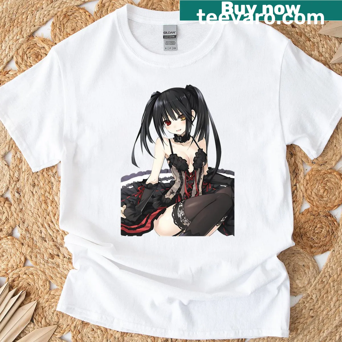 Vintage anime T-shirt celebrating classic series and characters — on a men's t-shirt