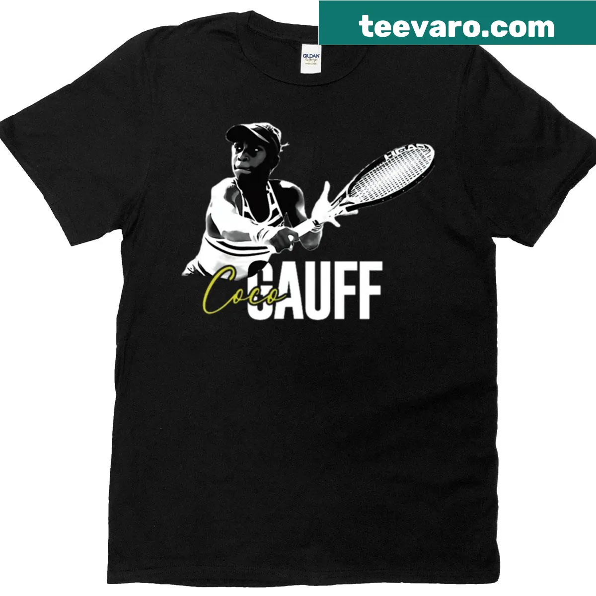 Vintage-style t-shirt featuring a tennis player silhouette and 'Legend' text — on a men's t-shirt