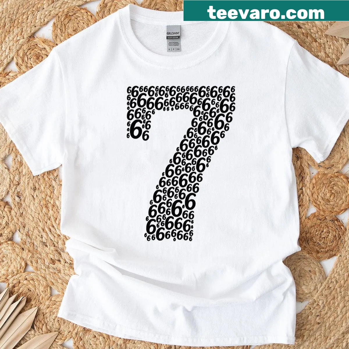 Funny Halloween T-shirt featuring '67 Sixty Seven' meme design — on a men's t-shirt