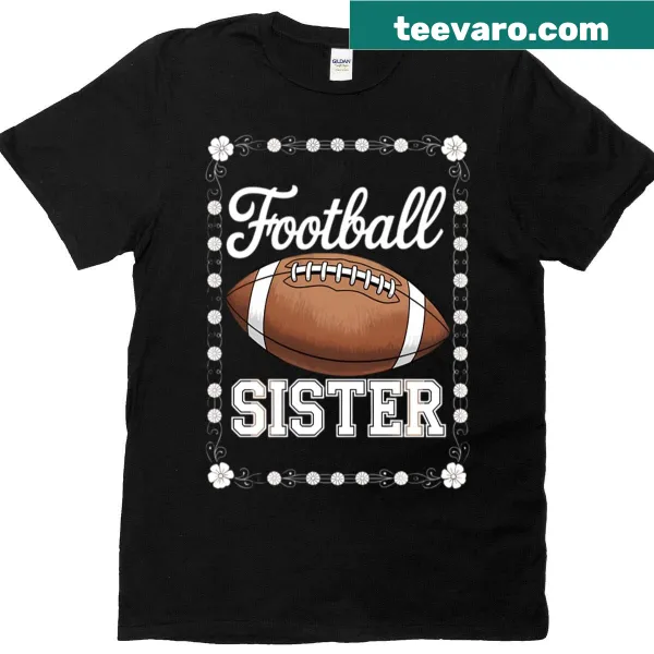 Cute football design with a bow for girls on a T-shirt.