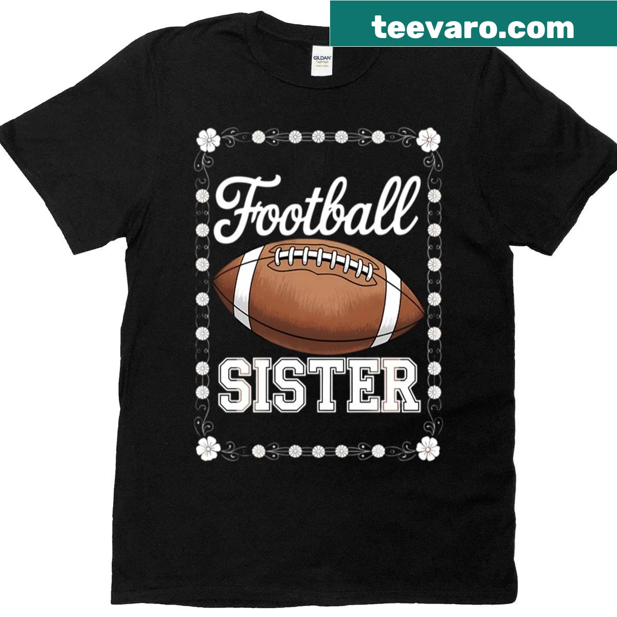 Cute football design with a bow for girls on a T-shirt. — on a men's t-shirt