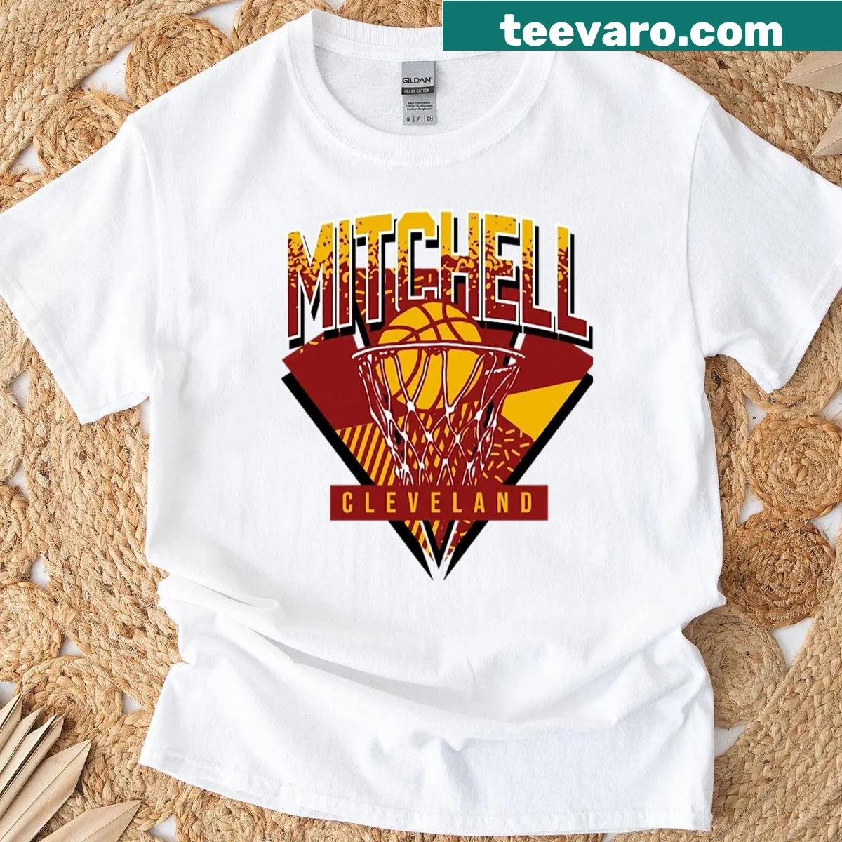 Cleveland Cavaliers logo T-shirt for fans — on a men's t-shirt
