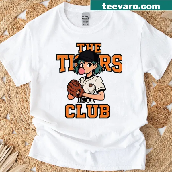 T-shirt showcasing the Detroit Tigers emblem for baseball fans