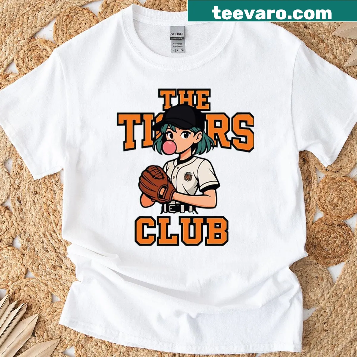 T-shirt showcasing the Detroit Tigers emblem for baseball fans — on a men's t-shirt