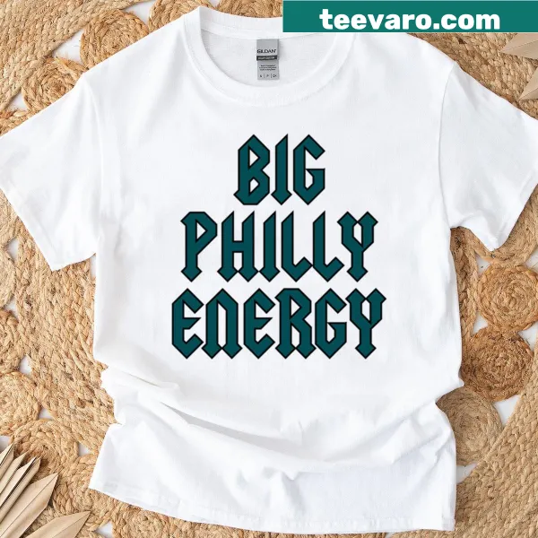 Bold Big Philly Energy logo shirt celebrating Philadelphia