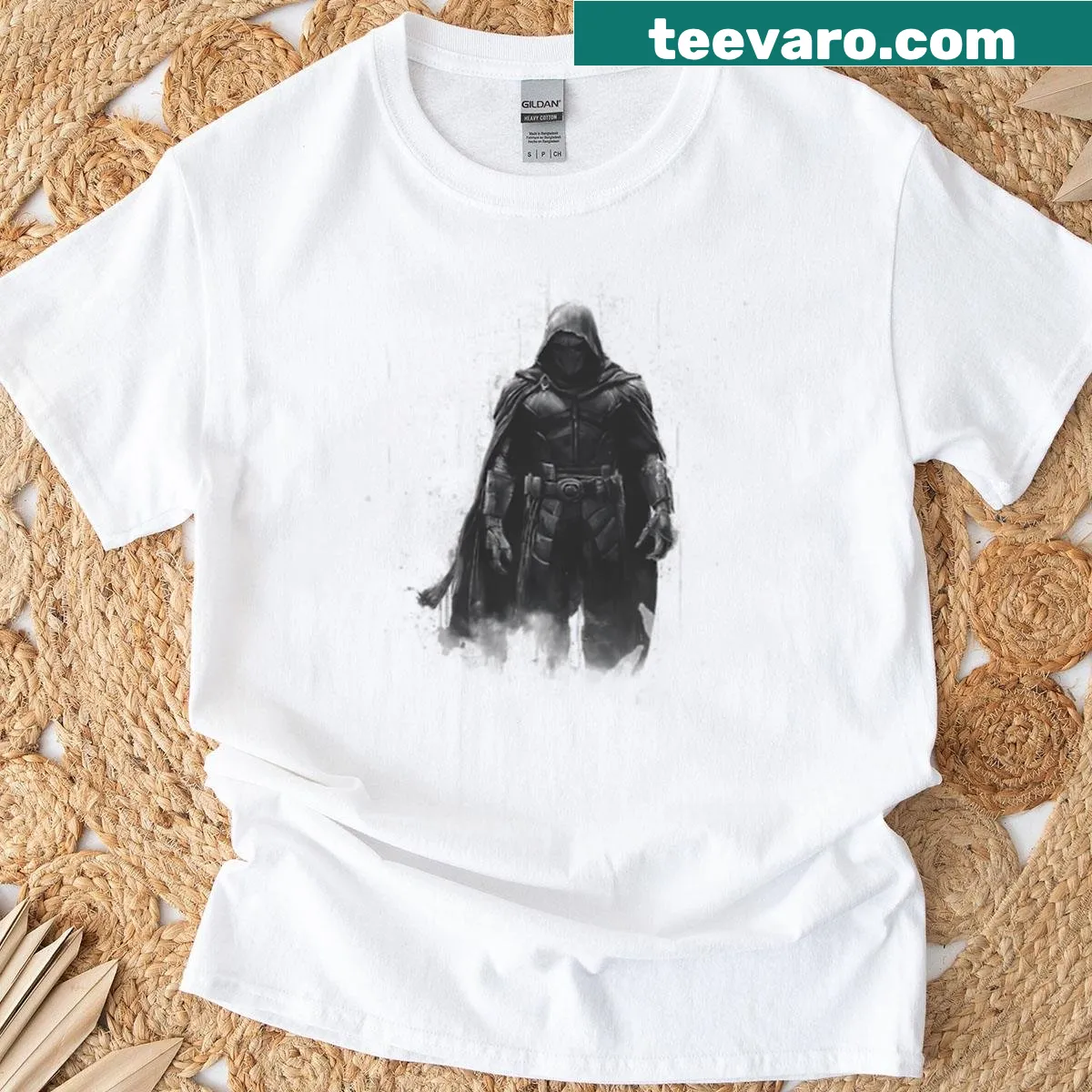Edgy Dr Doom shirt with character illustration — on a men's t-shirt