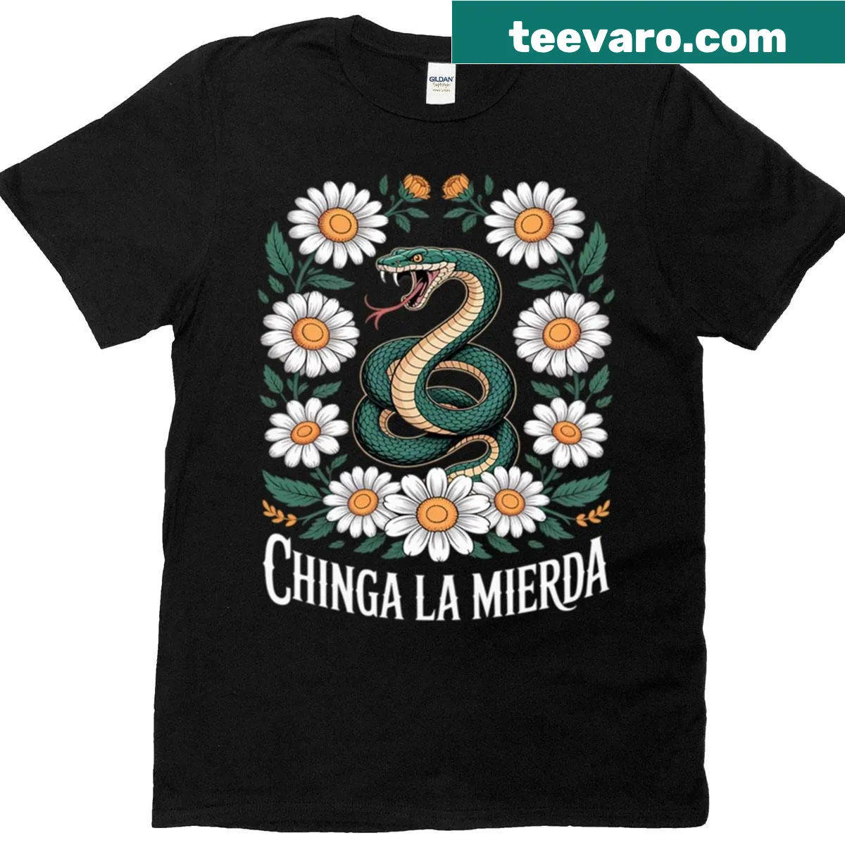 Pro-immigration T-shirt with the phrase 'Chinga La Migra' promoting human rights — on a men's t-shirt