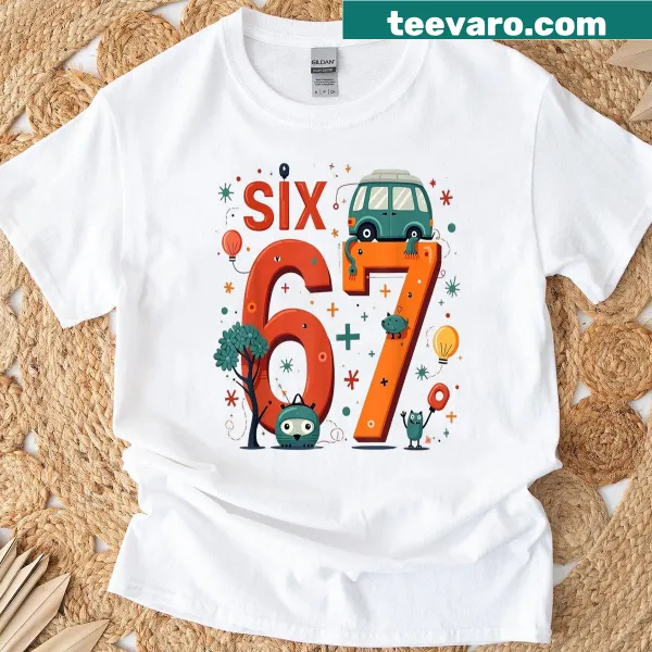 Funny Coordinate 67 graphic T-shirt for math lovers