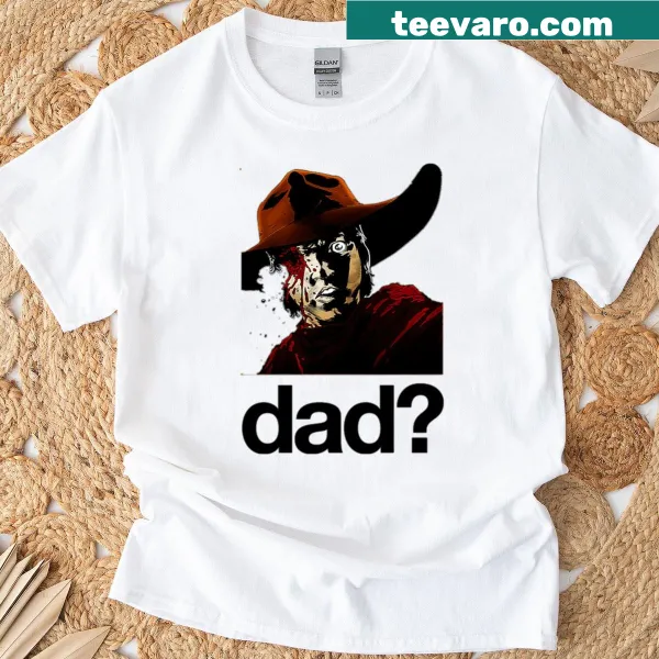 T-shirt with 'Evil Dead' themed graphic for dad
