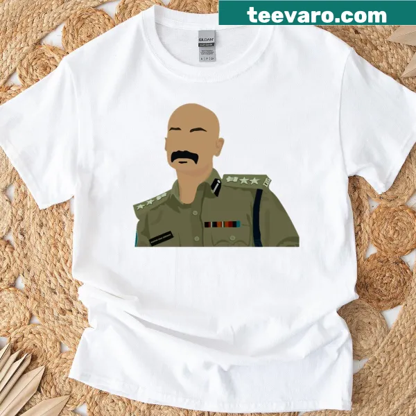 T-shirt honoring Fahadh Faasil from the movie Pushpa