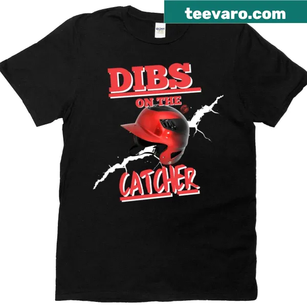 Funny baseball catcher shirt with humorous text