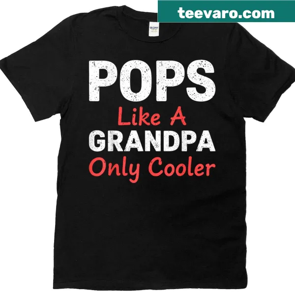 Funny Grandpa 'Pops' graphic on a Father's Day t-shirt