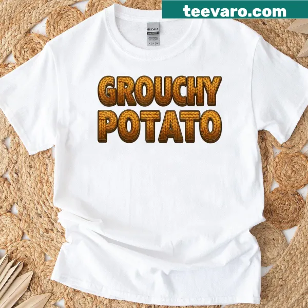 Thanksgiving couples T-shirt with grouchy and sweet potato design