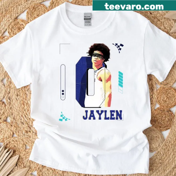 Jaylen Wells illustrated basketball player T-shirt