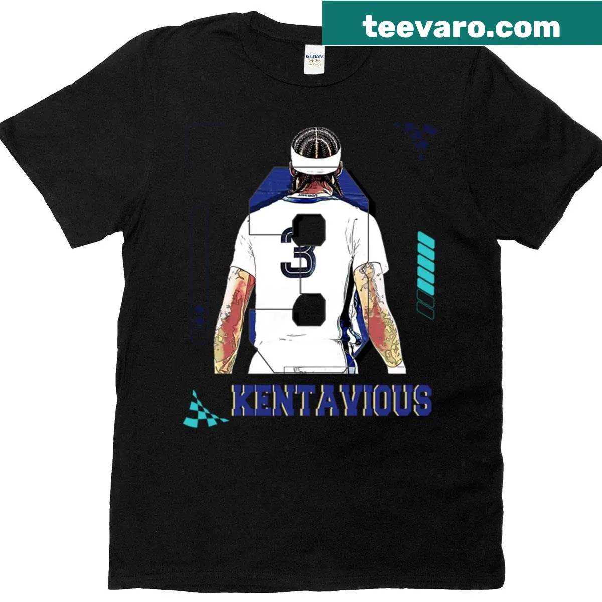 Kentavious Caldwell-Pope basketball player design T-shirt — on a men's t-shirt