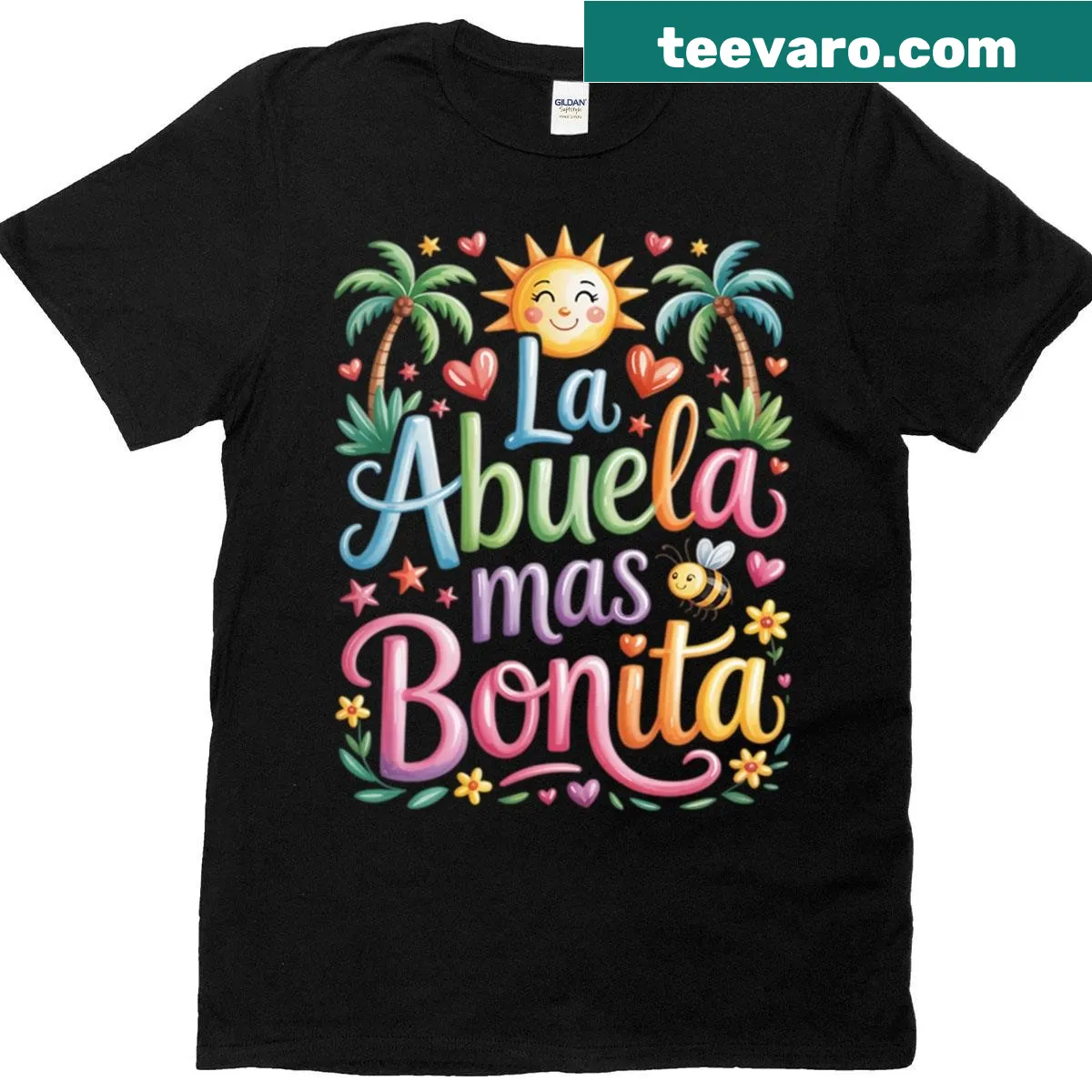 T-shirt celebrating the beauty of grandmothers with affectionate text — on a men's t-shirt
