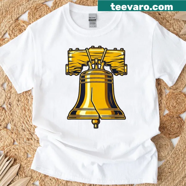 T-shirt featuring an illustration of the Liberty Bell