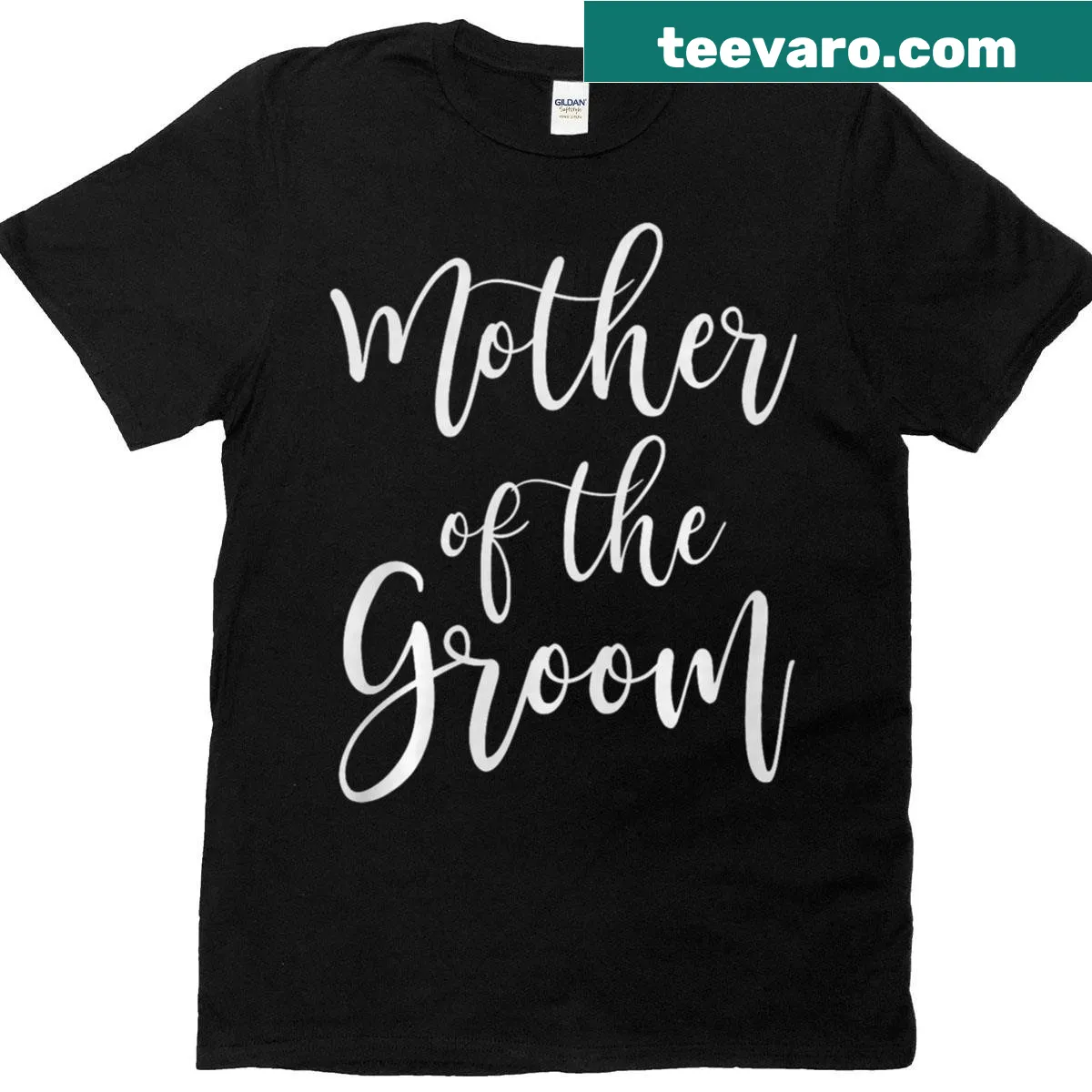 Mother of the groom wedding T-shirt — on a men's t-shirt