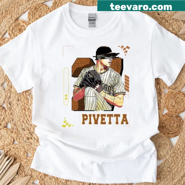 Illustration of baseball player Nick Pivetta on a t-shirt