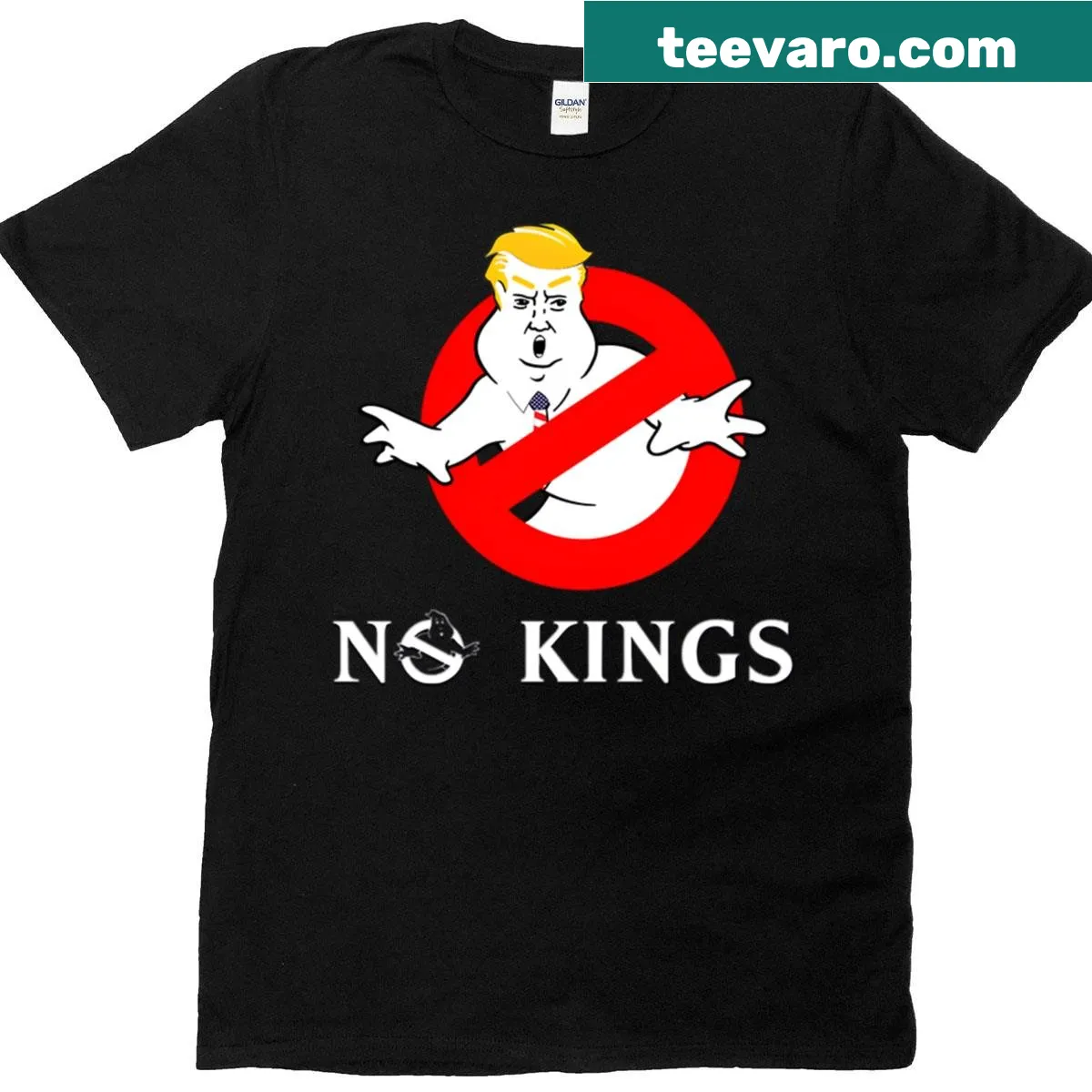 Political t-shirt with anti-Trump message — on a men's t-shirt
