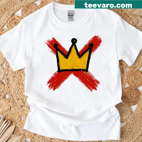 Bold typography stating 'No Kings In America Since 1776' on a t-shirt