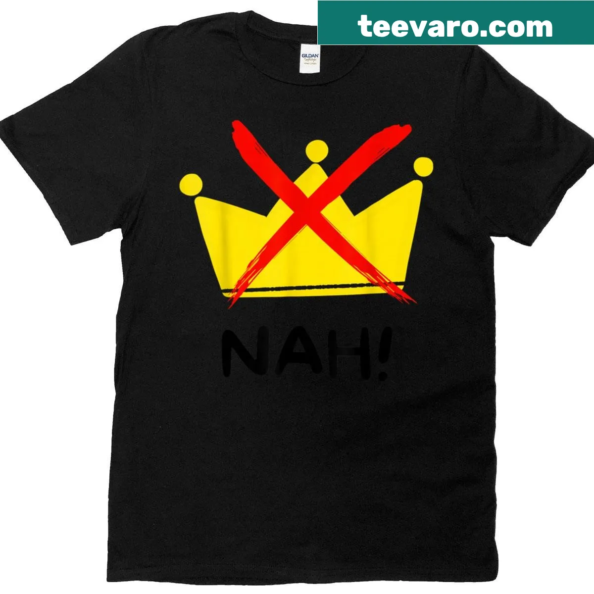 No Kings t-shirt featuring bold typography. — on a men's t-shirt