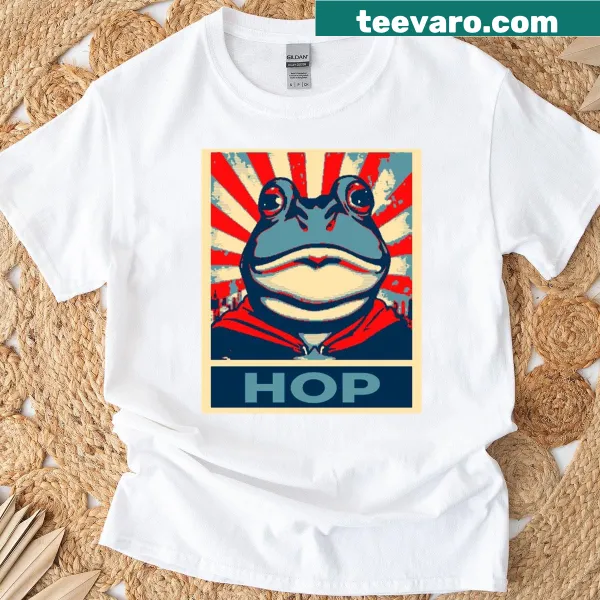 Frog-themed T-shirt celebrating protest and resistance culture