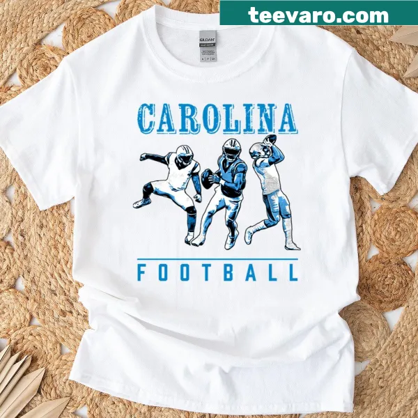 Vintage Carolina football graphic tee for fans of the game