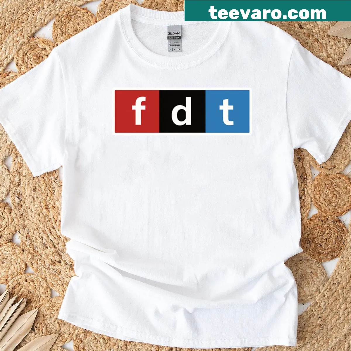 Oversized t-shirt with Shut Up Donny You're Out Of Your Element text — on a men's t-shirt