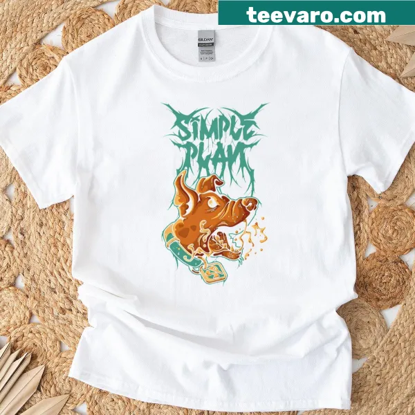 Simple Plan merch T-shirt featuring iconic band branding.