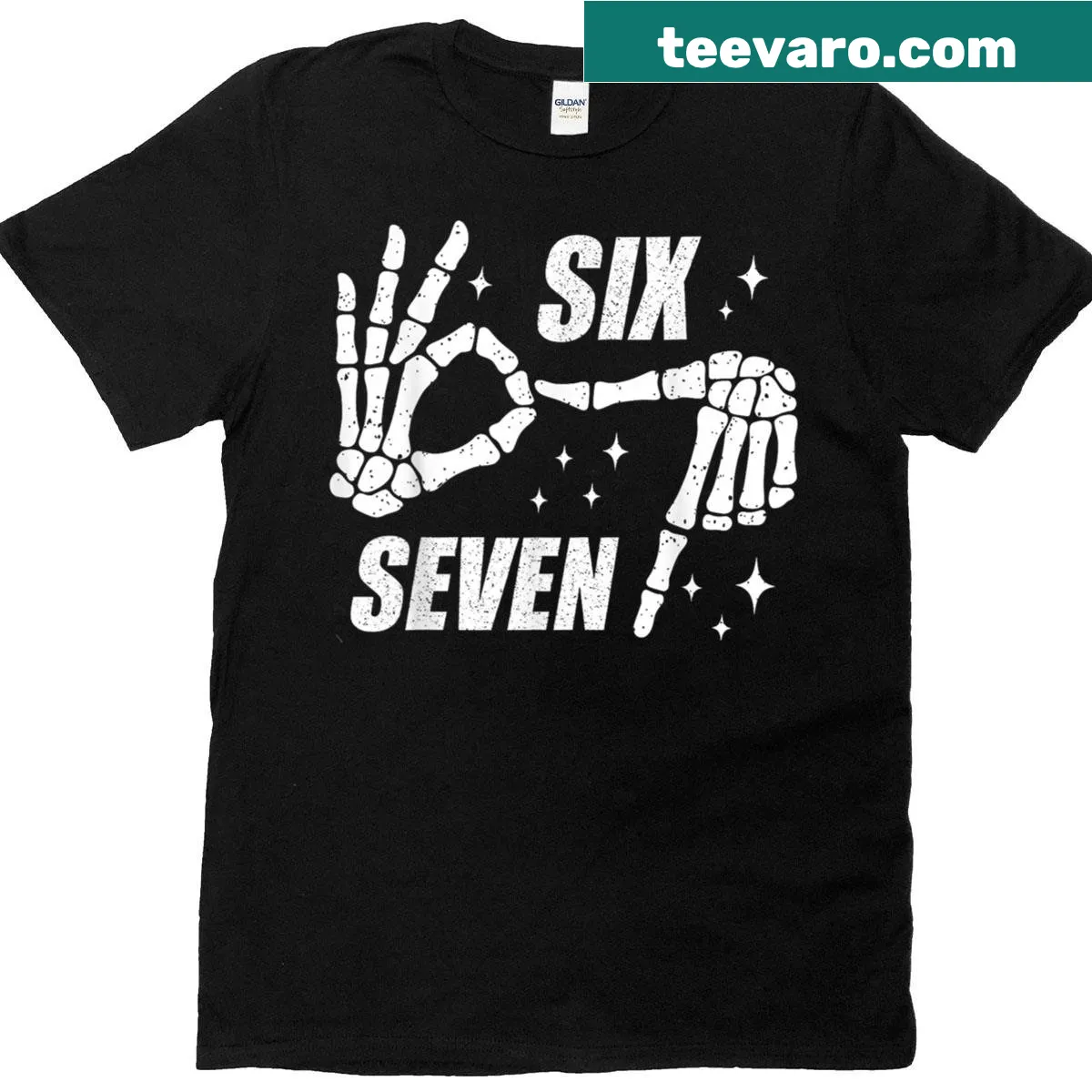 Cartoon ice cream drip t-shirt with trendy meme design — on a men's t-shirt