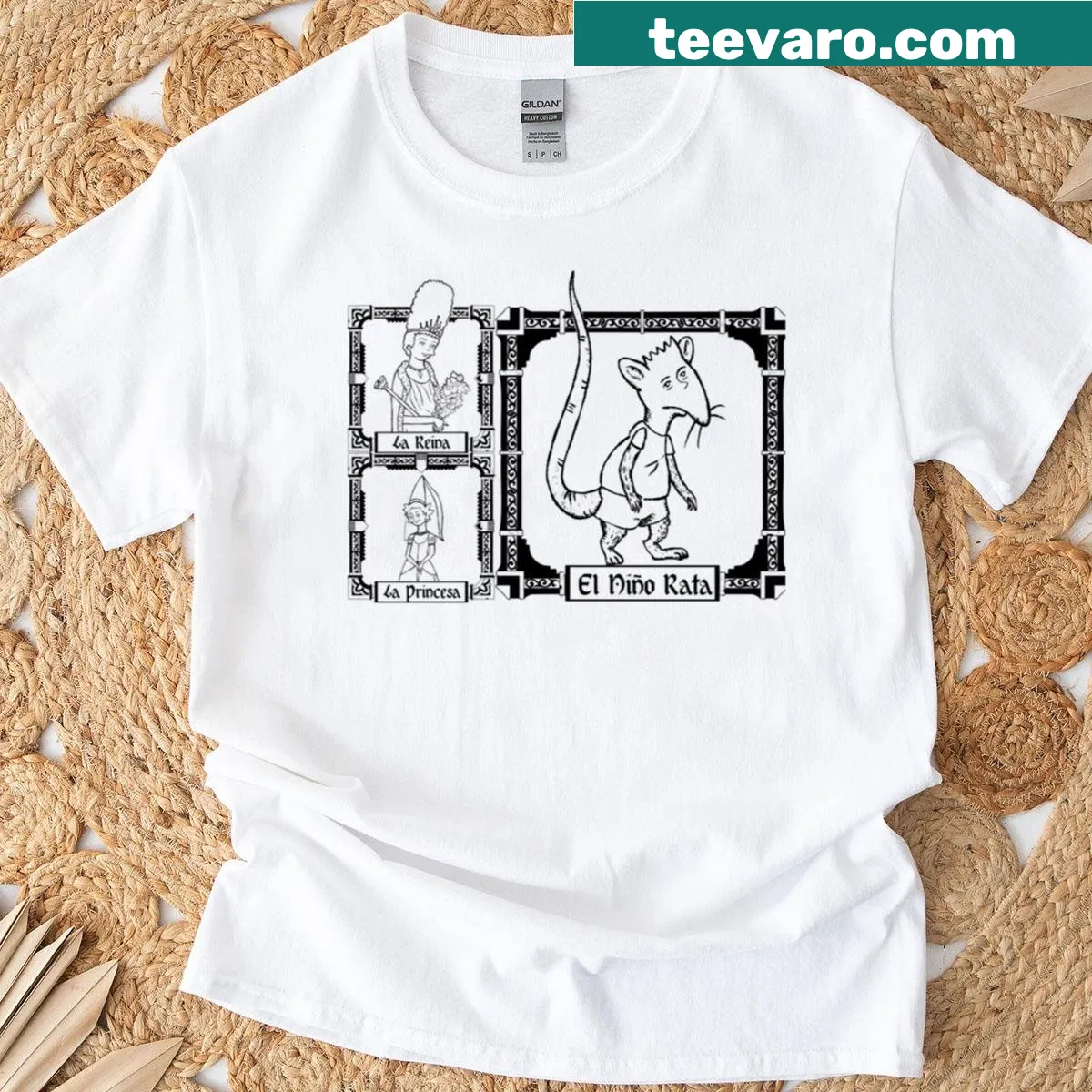 Whimsical family-themed shirt with humorous text about roles — on a men's t-shirt