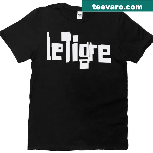 Silhouette t-shirt inspired by Le Tigre with mountain design