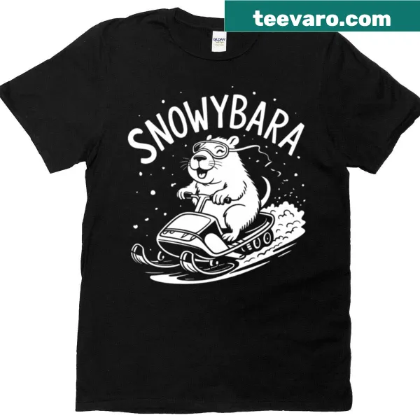 T-shirt featuring a snowmobile design for winter sports lovers