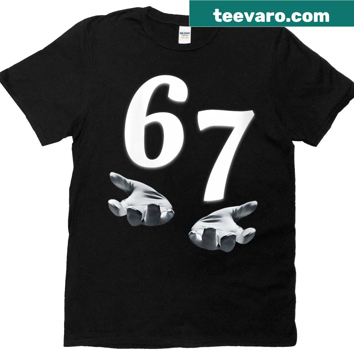 Funny t-shirt with Gen Alpha slang and meme reference — on a men's t-shirt