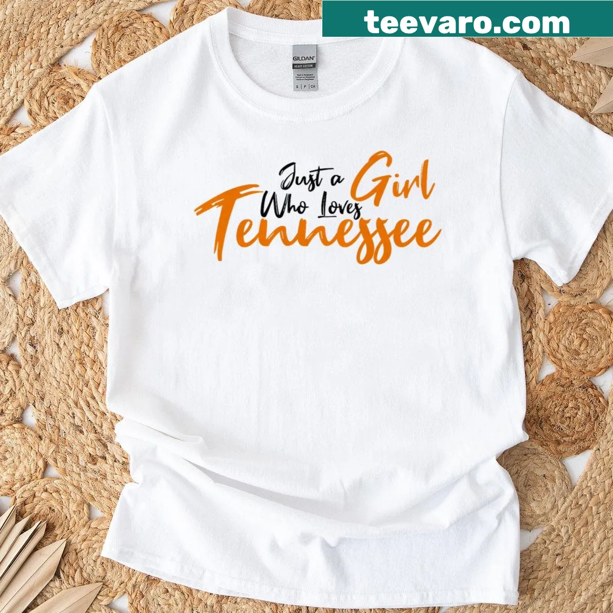 Sentimental shirt for women featuring a phrase about loving Tennessee — on a men's t-shirt